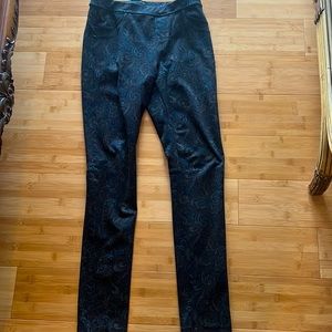 Thick cotton paisley leggings